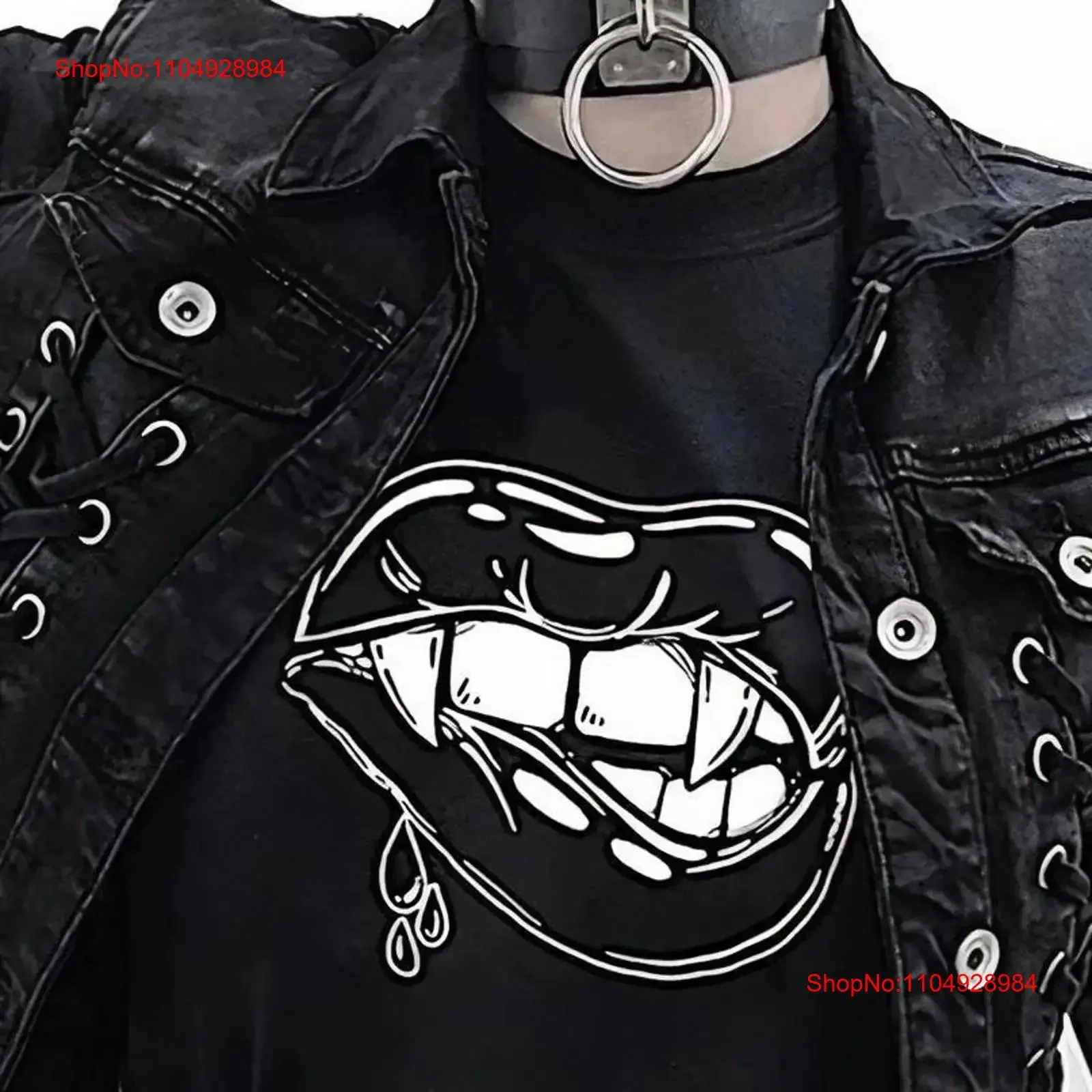 

Готическая футболка с вампиром, готическая одежда, толстовка, эстетичная эмо, винтажная стираная повседневная дизайнерская одежда унисекс, уличная одежда