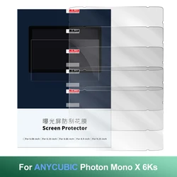 3D Printer Accessory 5pcs 9.1inch Screen Protector Film for Anycubic Photon Mono X 6Ks Resin 3D Printer