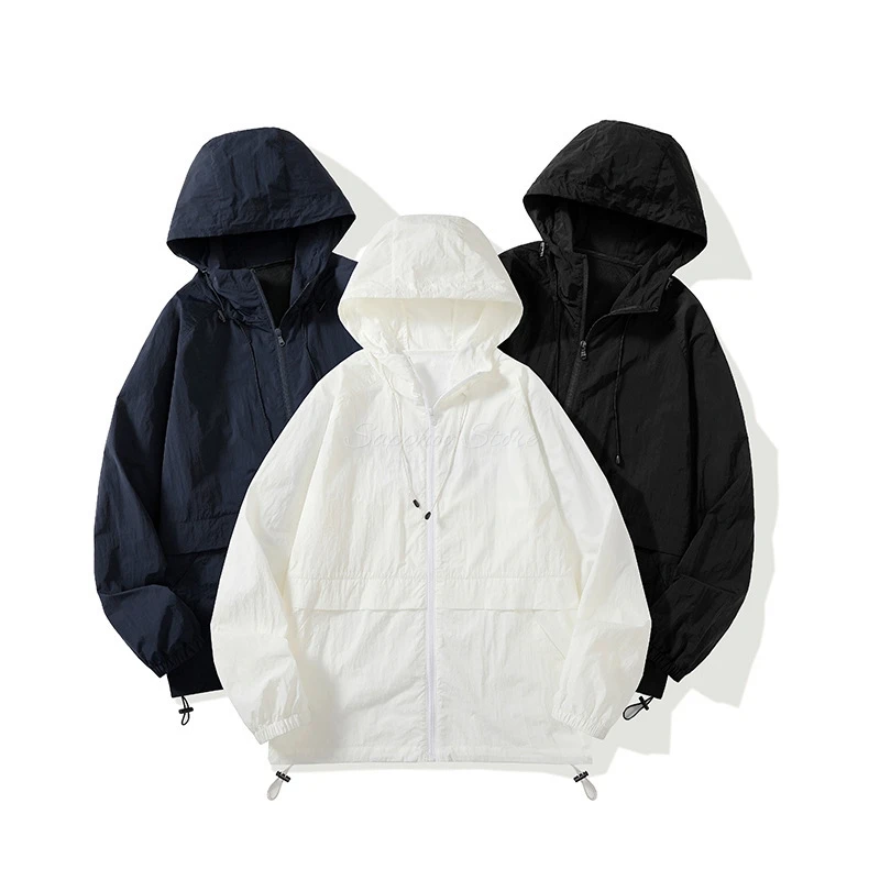 M/L/XL/2XL/3XL Pet Groomer Work Clothes Hooded Uniform Summer Sunscreen Ice Sensation Outdoor Lightweight Unisex Quick Drying