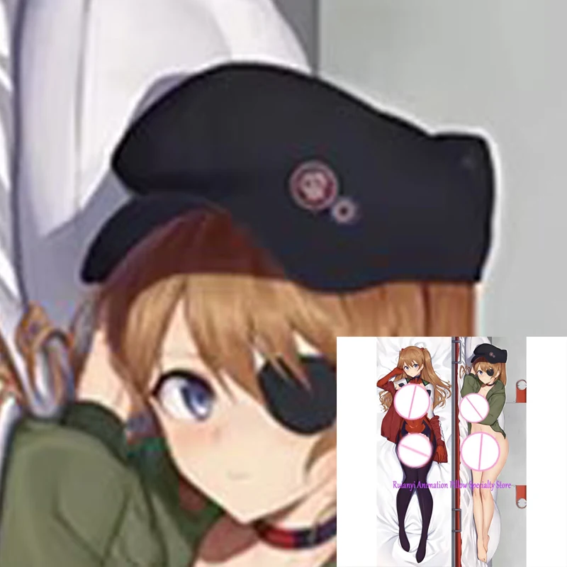 

Dakimakura Anime Asuka Double-sided Print Life-size Body Game Pillow Cover Gifts