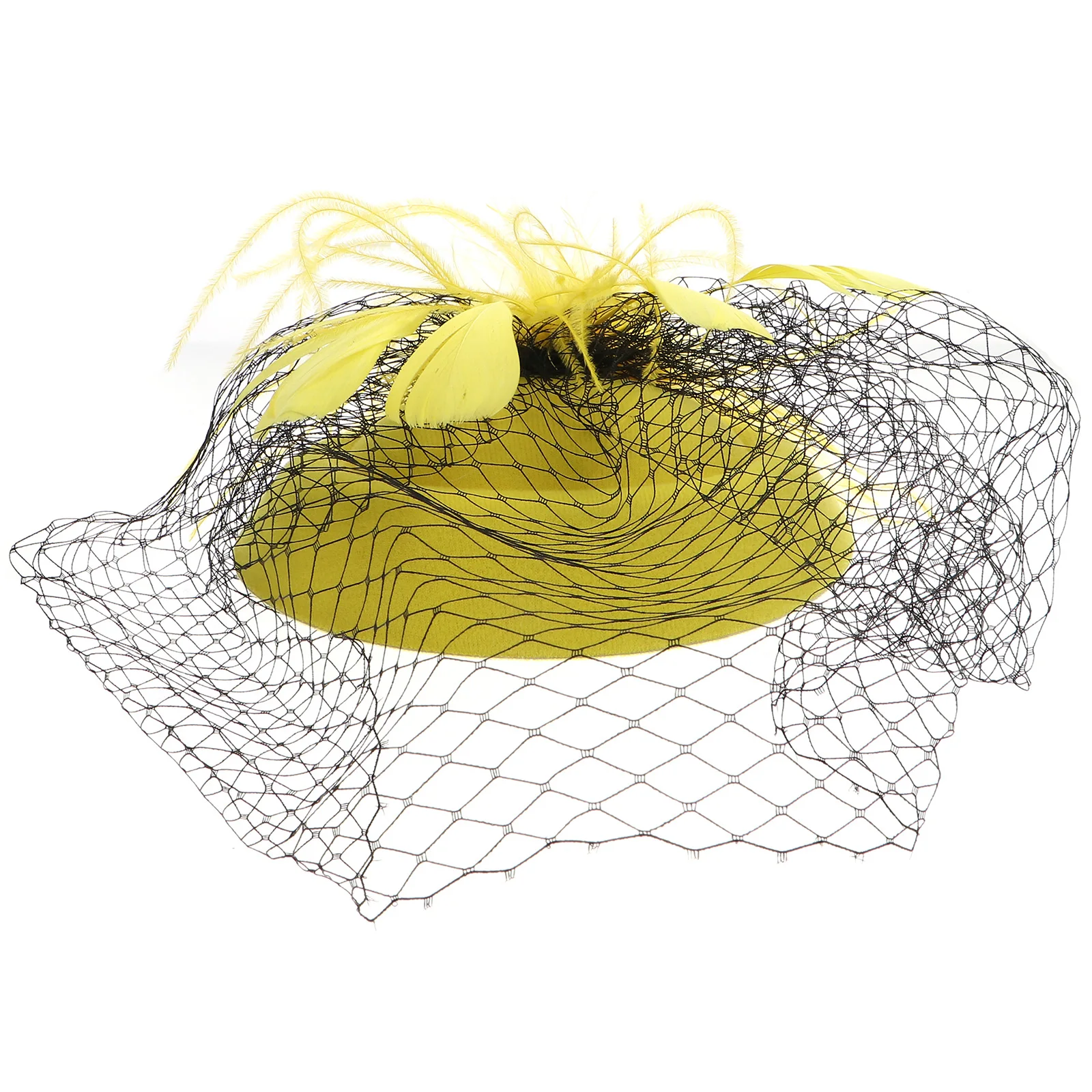 

1pc Pillbox Hat Women Stylish Veil Design Comfortable Glamorous Charm Photography Bridal Wedding Church Tea Party Accessories