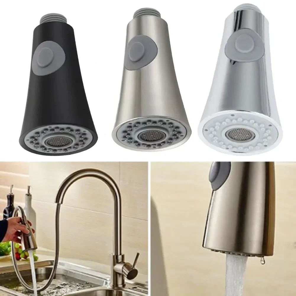 Pull Out Spout Kitchen Faucet Nozzle Adapter Kitchen Sink Pressure Faucet Water Tap Head Water Saving Shower Faucet