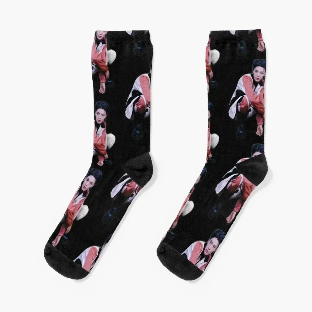 

Nakamoto Yuta Socks anti slip football New year's heated gym Socks Men's Women's