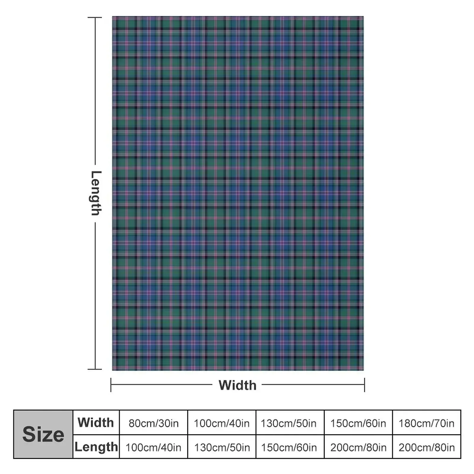 Clan Cooper Tartan Throw Blanket Thermals For Travel Retros for winter Luxury St Blankets