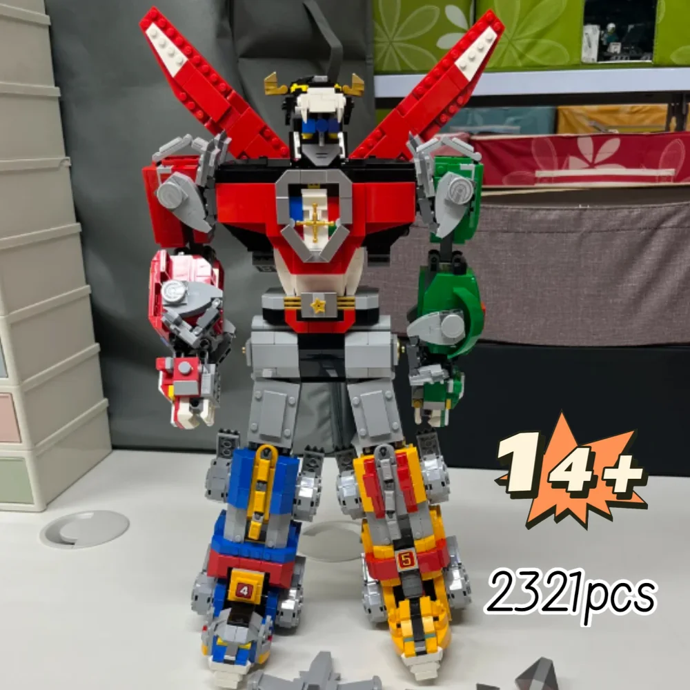 

2321PCS Voltron Deformable Model 5 In 1 Bricks Defender of The Universe Classic character Building Blocks Kids Christmas Gifts