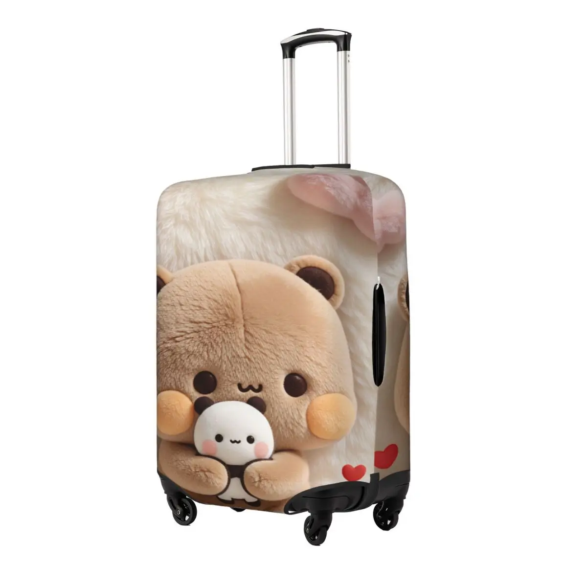 Cartoon Panda Bubu Dudu Suitcase Cover Travel Vacation Fun Luggage Accesories Protection