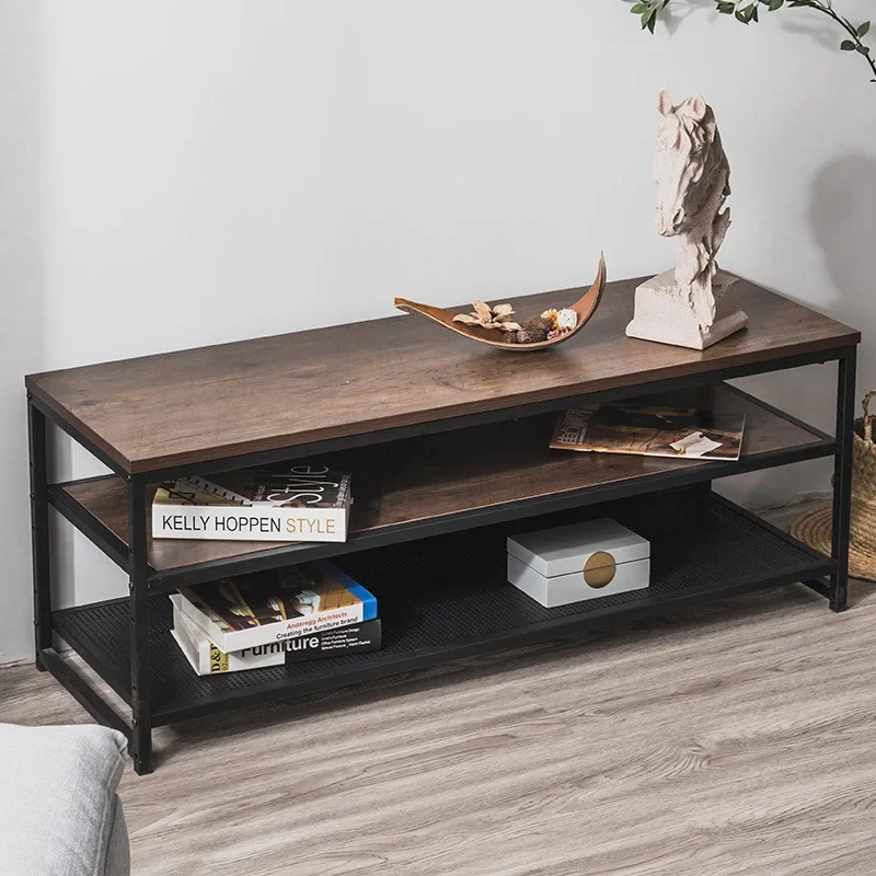 The crown is a light luxury Nordic simple size apartment TV cabinet coffee table combination modern retro storage simple