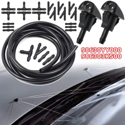 Car Front Windshield Wiper Nozzle Washer Spray Jet Hose Pipe Kit For Hyundai Elantra Sonata Kia Amanti Optima Sorento 98630YY000