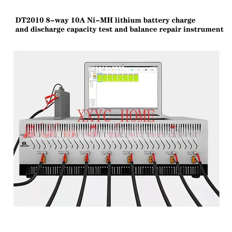 

8-channels 10A Ni-MH lithium battery charge and discharge/capacity test/capacity balance repair instrument DT2010