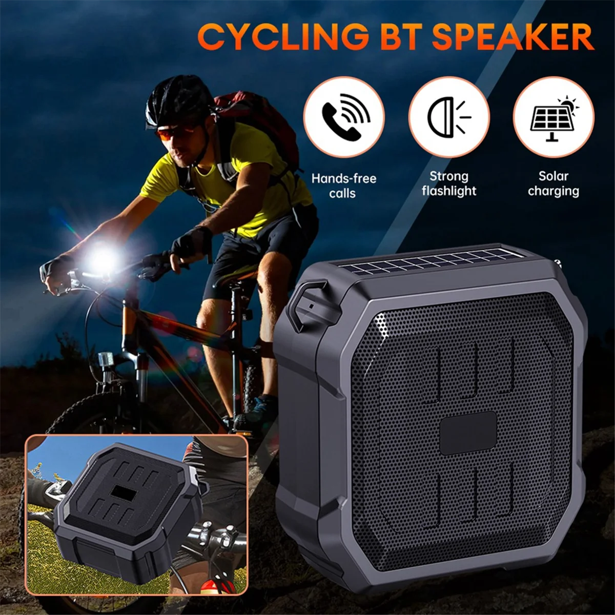 N09R Portable Outdoor Bicycle Bluetooth Speaker Wireless Sound Box Hands Free Call Cycling Subwoofer