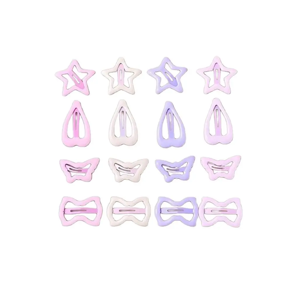 10/30/50100PCS Candy Color Hair Clips Assorted Shapes Hair Accessories Hair Clips Decorative Hair Clips Girls Hair Styling