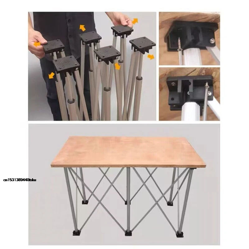 promotion-bequille-d'araignee-multifonctionnelle-en-alliage-d'aluminium-etabli-a-bascule-carrelage-en-bois-et-verre-table-d'operation-guide-telescopique-2025