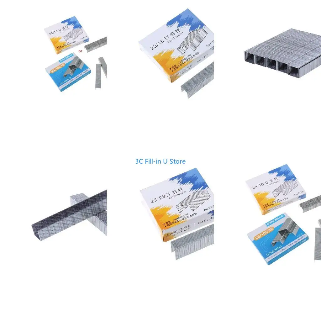 G8TA 1000Pcs/Box Heavy Duty 23/10 Metal for Staples For Stapler Office School Supplie