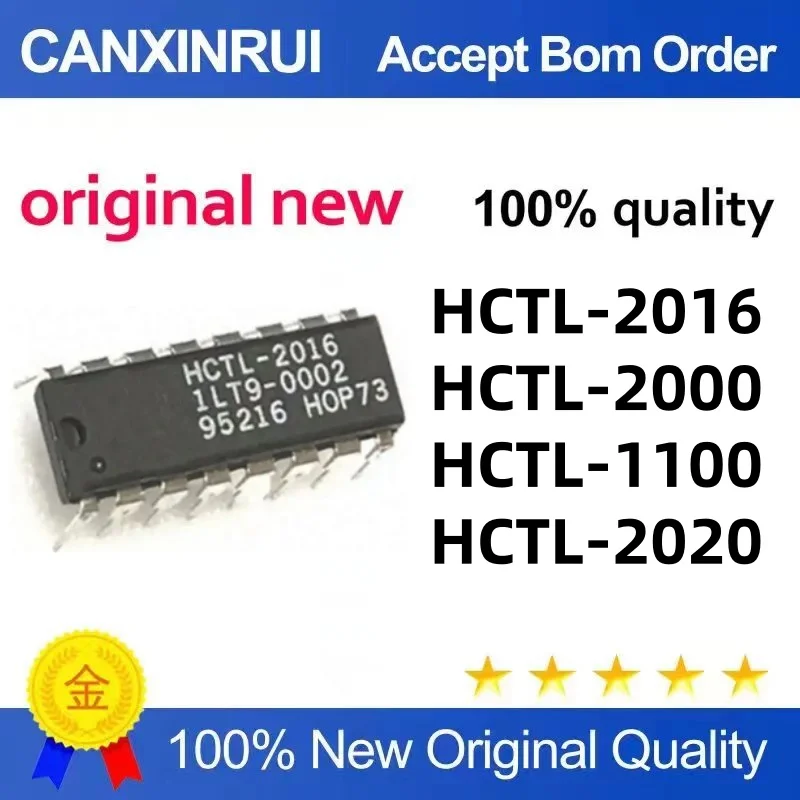 

HCTL-2016, HCTL-2000, HCTL-1100, HCTL-2020 DIP in-line decoder chip