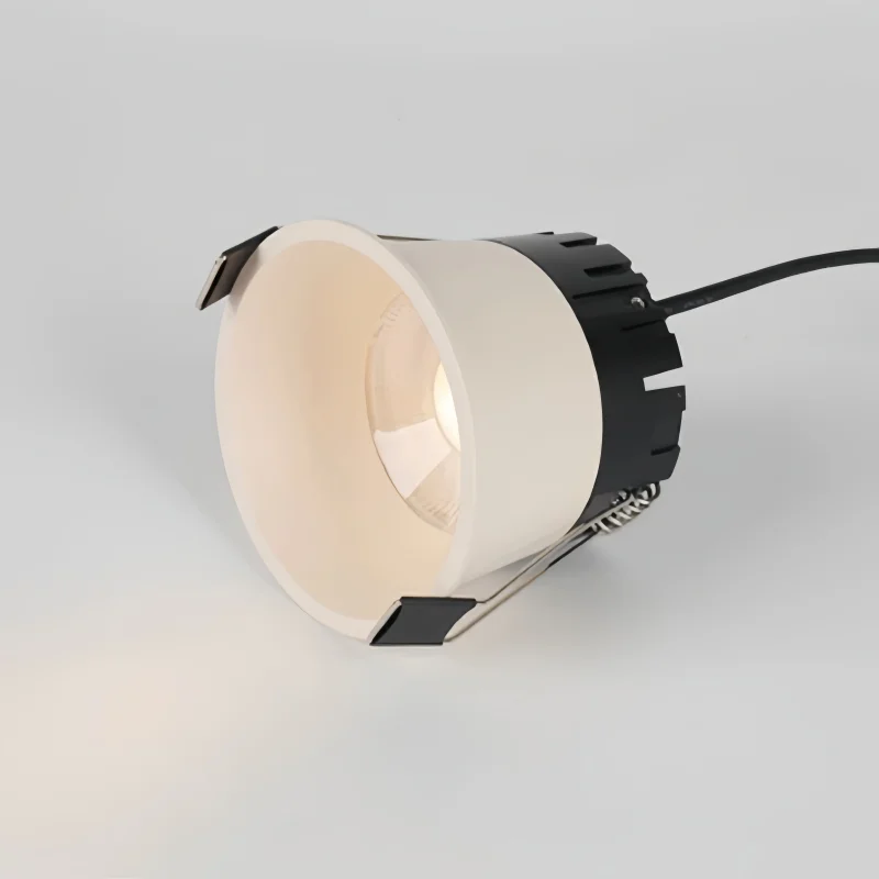 Latest Cream-Style Cocoa Egg-and-Milk Embedded Ceiling Pendant Light, Latex Paint of the Same Color with Narrow Frame Downlight