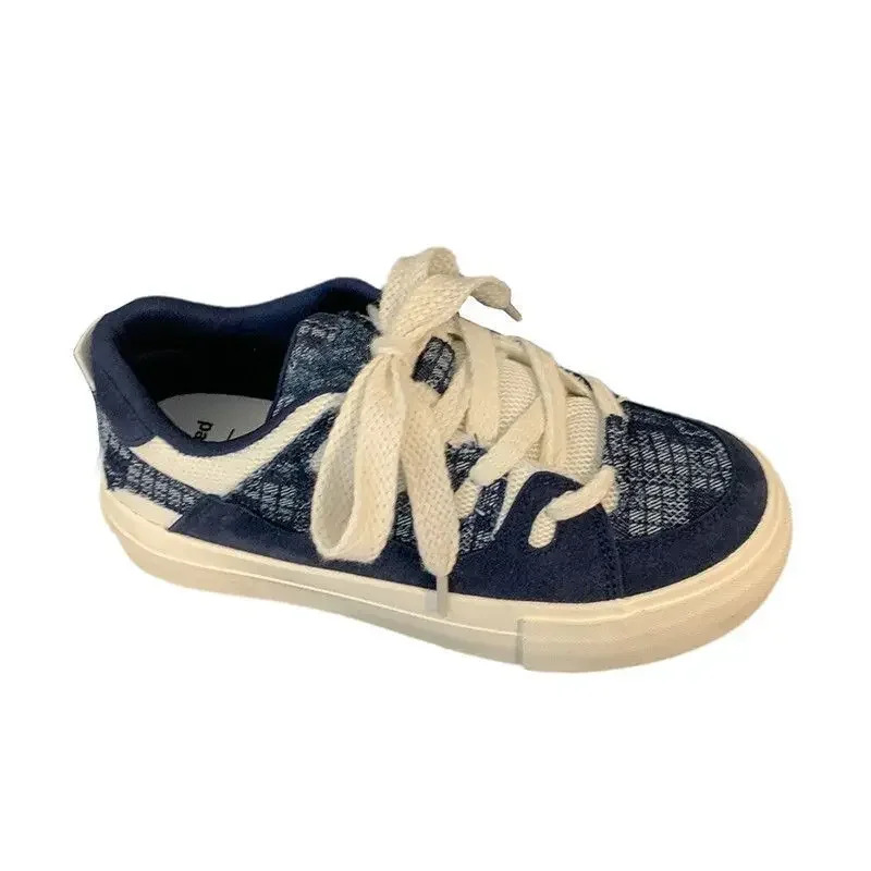 

New Stylish Offers Flat Canvas Shoes for Women Fashion 2025 Walking Y2k Designer Luxury Daily Routine 39 Woman Footwear On Sale