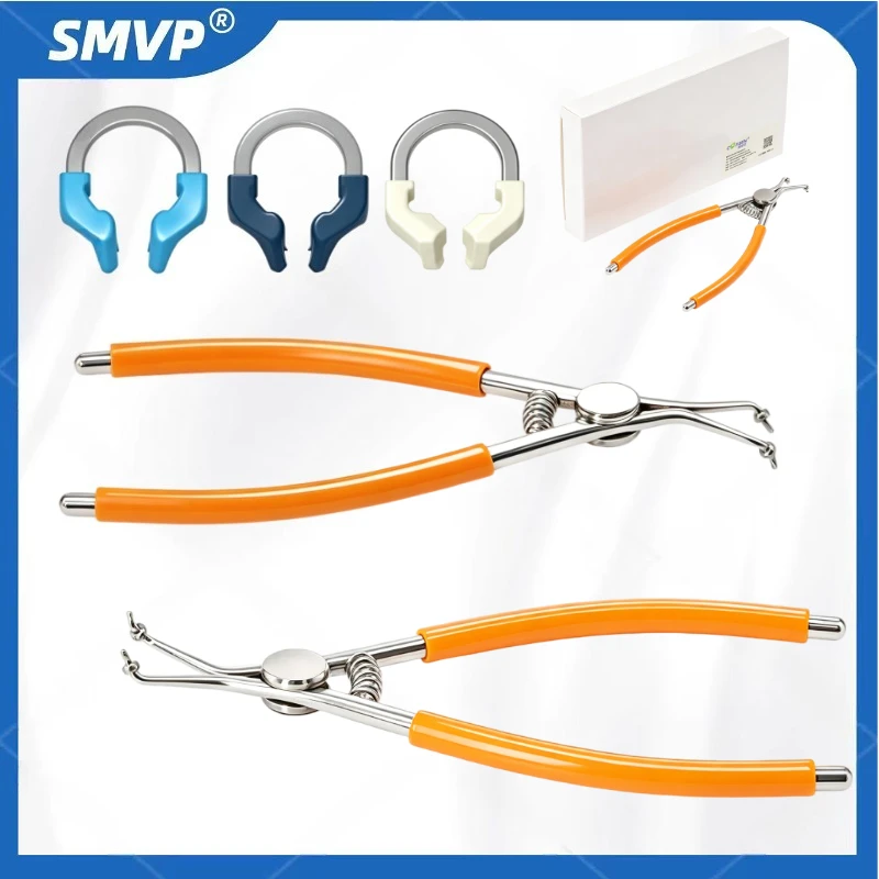 

high quality Dental Orthodontic Clamps Rubber Ring Rubber Dam Clamps Matrix Band Forming Plier Stainless Steel Lab Instrument
