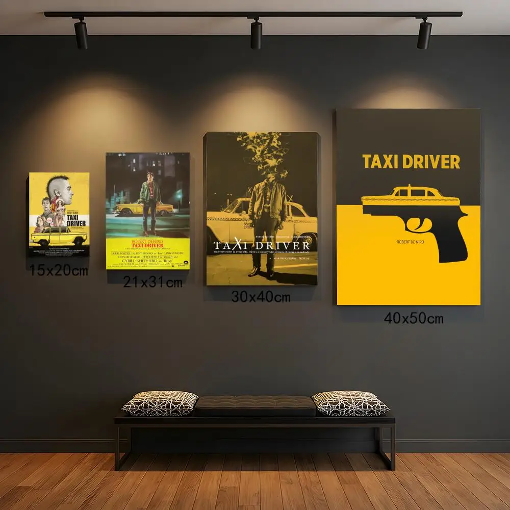 Crime Thriller Movies Taxi Driver Poster Premium PP Wall Dec