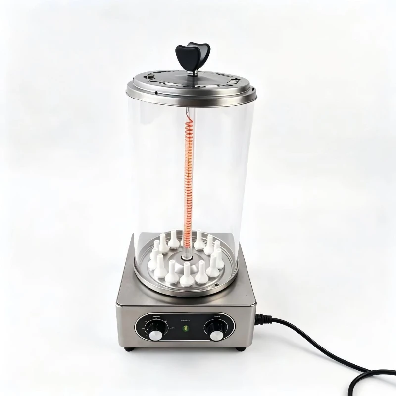 Smokeless barbecue grill Household stainless steel indoor hanging grill stew grill Round skewer Barrel skewer