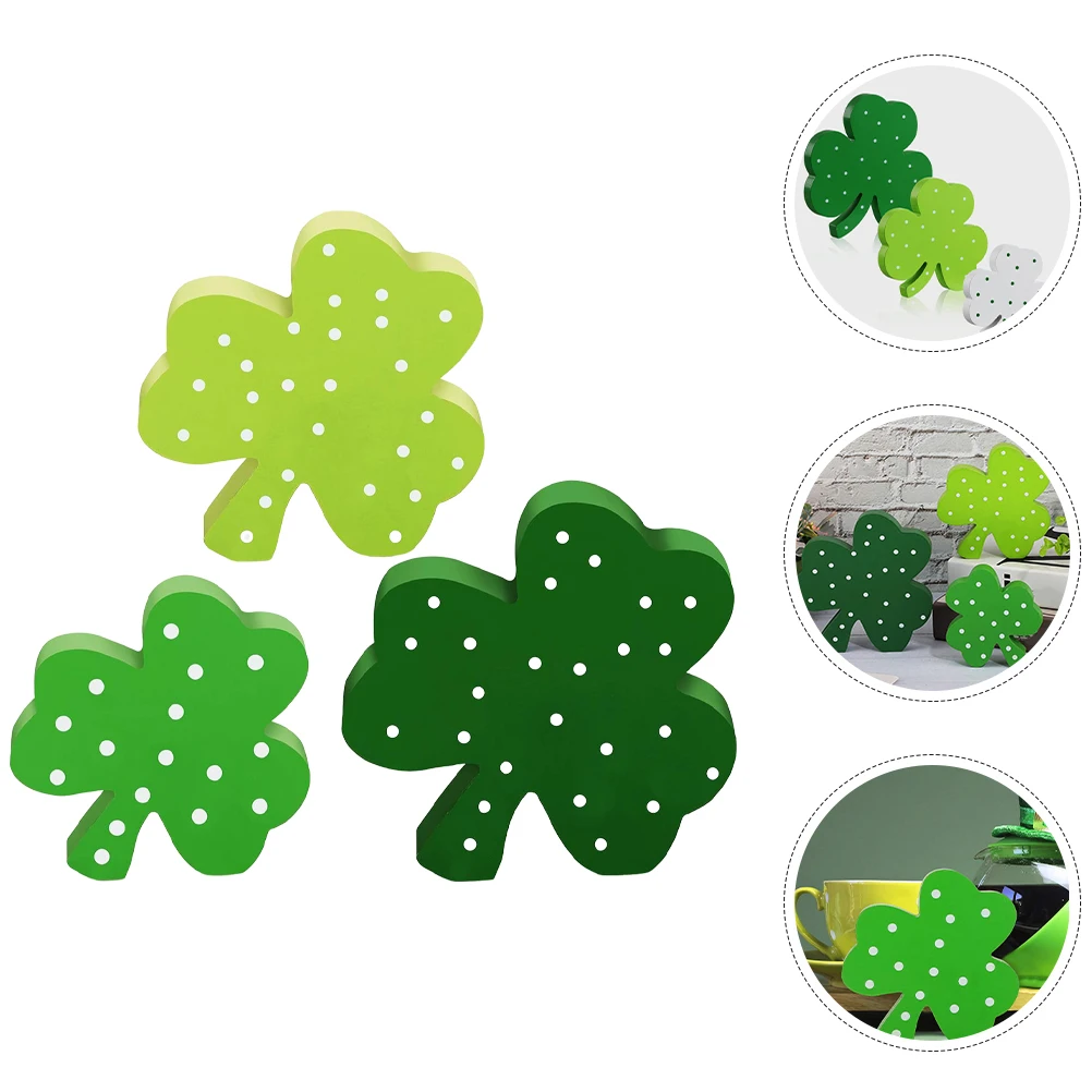 

3Pcs St Patrick Day Table Density Board Sign Sign Party Table Ornament Decoration St Patrick Day Decorations