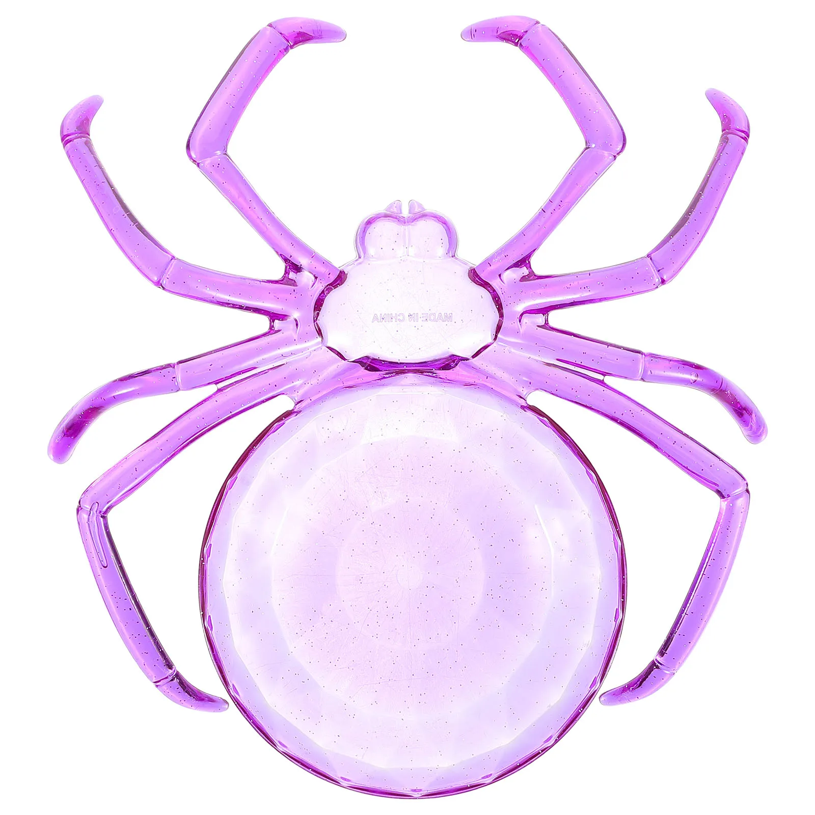 

Halloween C Tray Spider Shaped Fruit Snack Dessert Supplies Bowl Purple Party Supplies Reusable Multi Function Dessert Plate