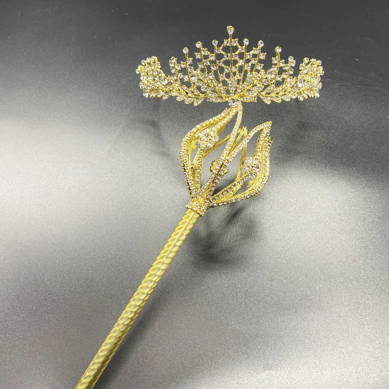 Magic wand scepter walking stick choose beautiful woman god angel prop