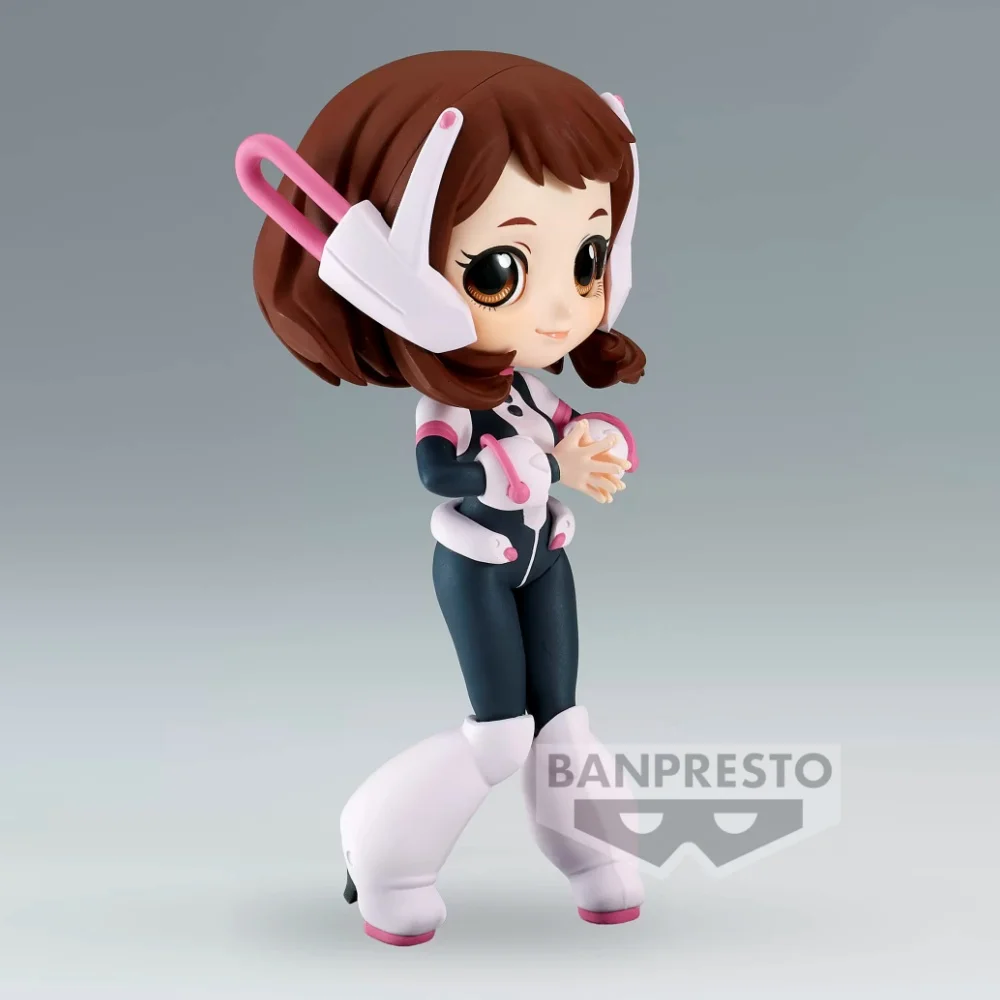 BANDAI My Hero Academia Anime OCHACO URARAKA Q Posket Action Figures Model Figurine Original Figuarts Decoration 13cm Toys