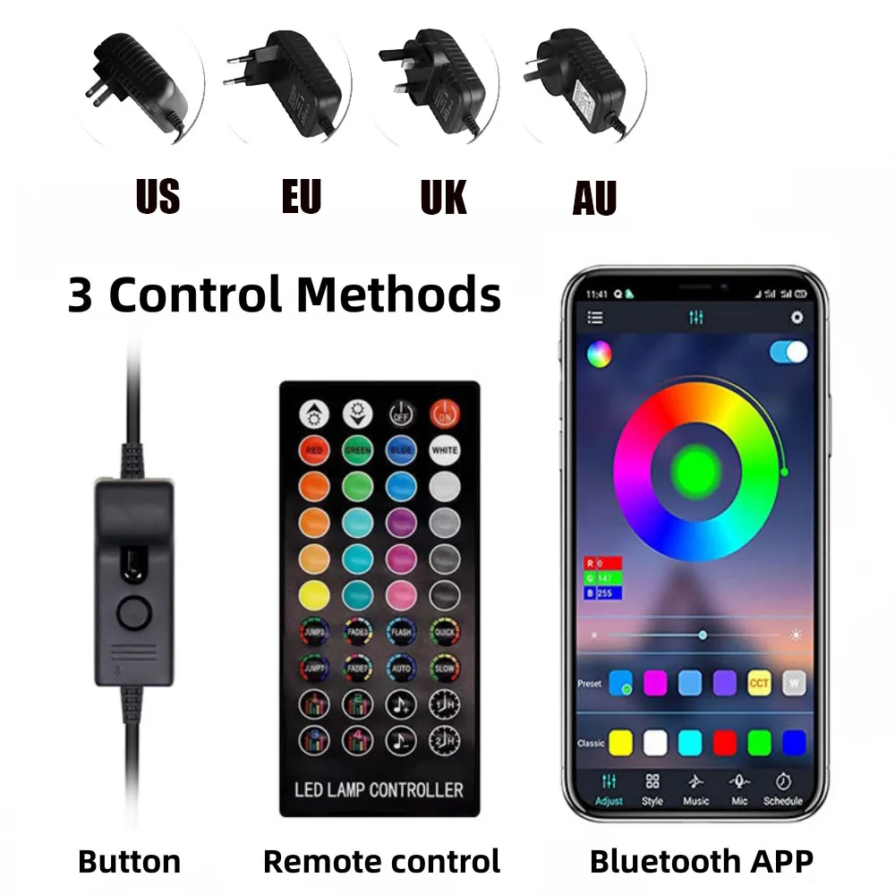 Imagem -06 - Luz Led Subaquática Rgb com Controle de Aplicativos Ip68 Impermeável Piscina Fontes Lagoa Jardim Aquário Lâmpada Local