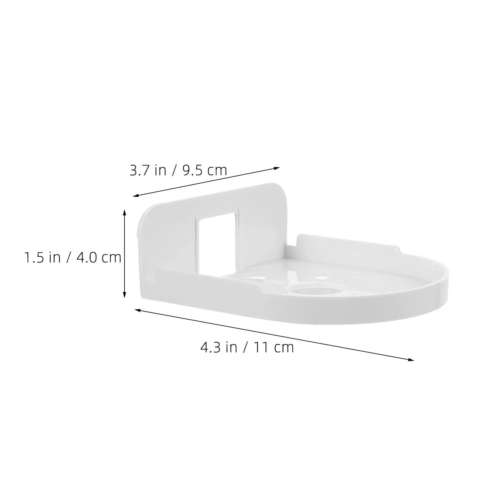 5Pcs Wall Bracket for Cameras White No-Punch Security Camera Mount Baby Monitor Wall Shelf Small Floating Shelf Speaker Stand