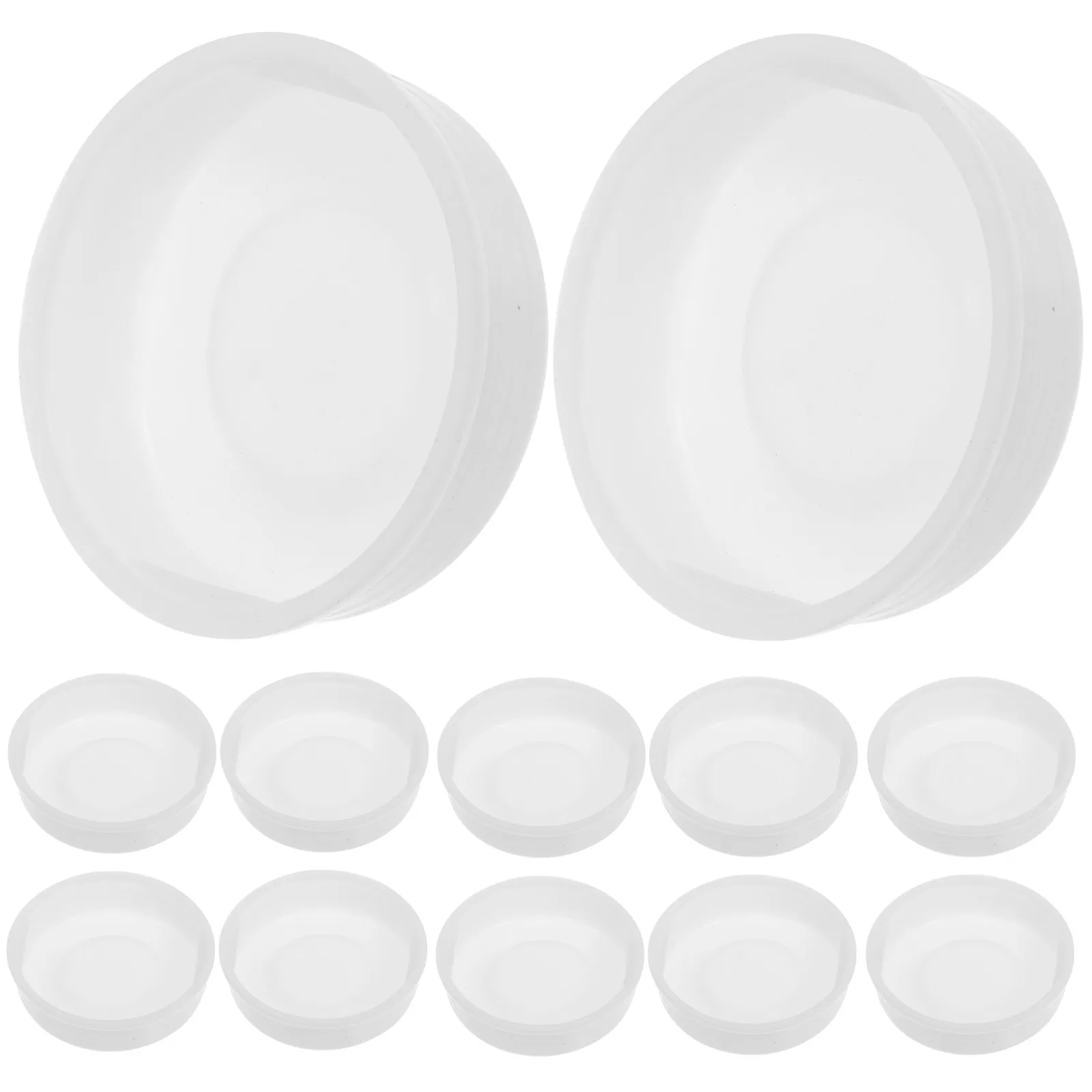 20Pcs Plastic End Caps Round Secure Fit Kraft Shipping Tube Cap Lids Mailing Tubes Poster Tube End Plugs Small Round Plugs
