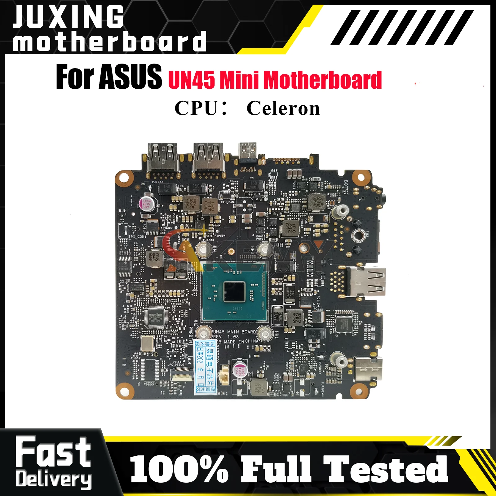 

UN45 Laptop Motherboard For ASUS VivoMini UN45 Notebook Mainboard With Celeron CPU 100% tests OK fast shipping High quality
