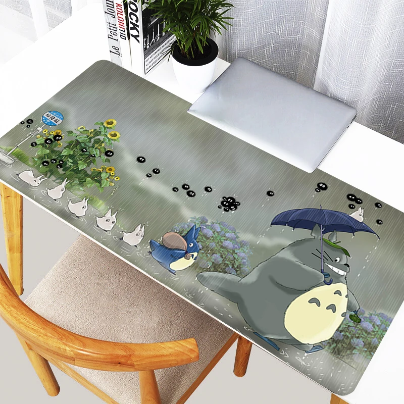 

Mouse Pad PC Gaming Accessories Mousepad Laptop Kawaii Anime T-totoro Desk Mouse Mat Cartoon HD Print Keyboard Pad Cute Carpet