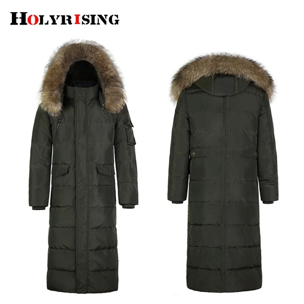 Luxus Herren Daunen jacke Kapuzen mantel für warme Abrigo Hombre Casaco Homem Winterkleid ung Holy rising