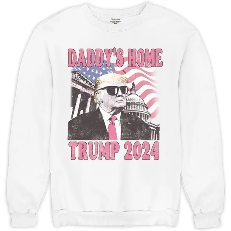 

Support Trump's 2024 presidential election, bring America back rally, Republican first vote round neck shirt