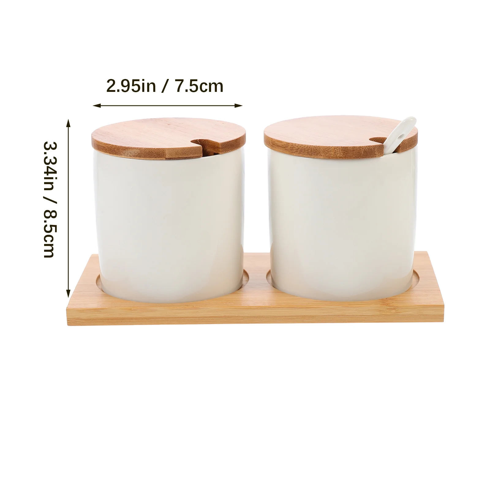 

1 set Ceramic Seasoning Jars Set Airtight Spice Storage Containers Kitchen Condiment Canisters For Salt Pepper Herbs