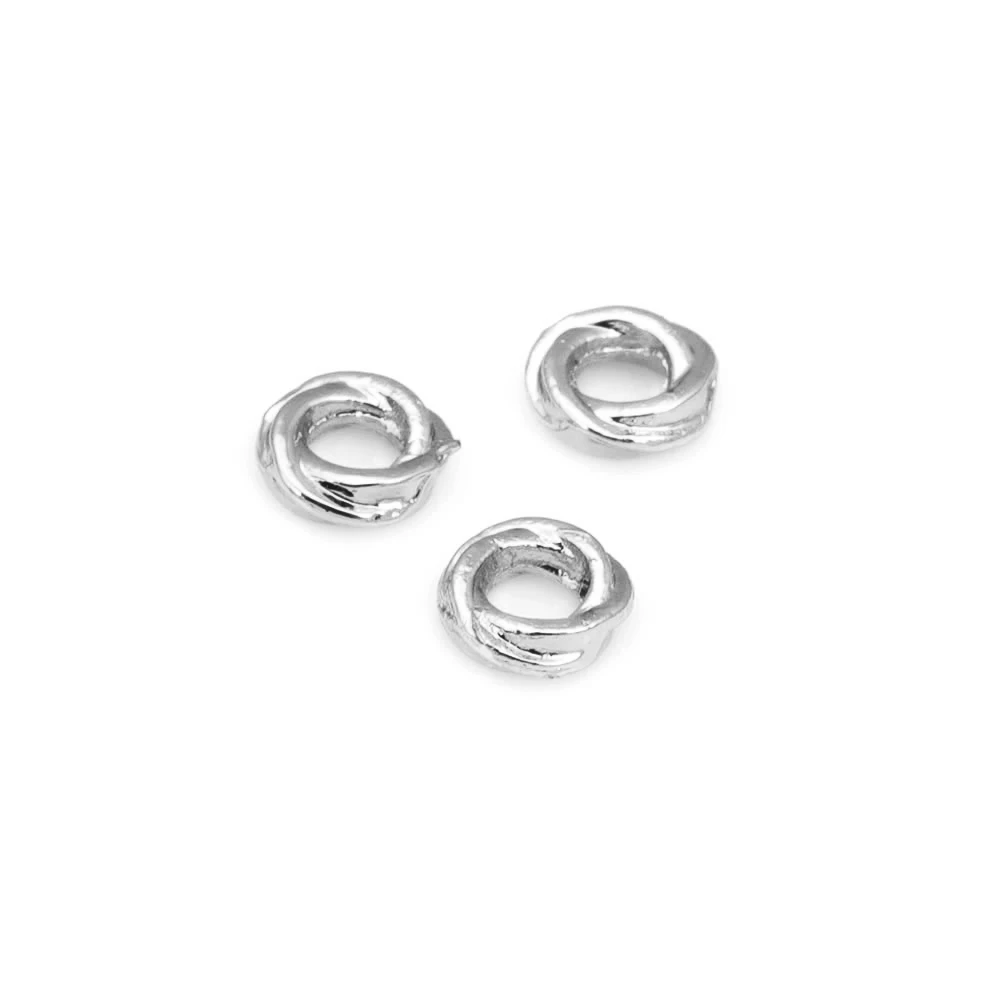 4MM 6MM 18K Goldfarbene Messing Runde Gedrehte Kreisförmige Armband-Abstandhalterperlen Schmuckherstellungszubehör DIY-Zubehör – Detail 23
