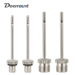 Pump Adaptors Thread 8V1 AV or 5V2 FV Needles W/ Side Hole Quick Inflation for Basketball Football Volleyball Rugby Soccer Balls