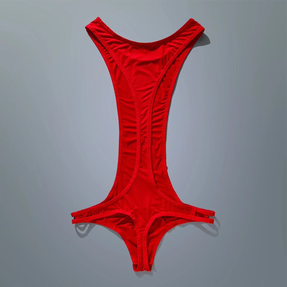 

Autumn Wear For Night For Sleep Mesh Jumpsuit Hollow Out Bodysuit High Stretch Nightwear Regular Length Sleepwear