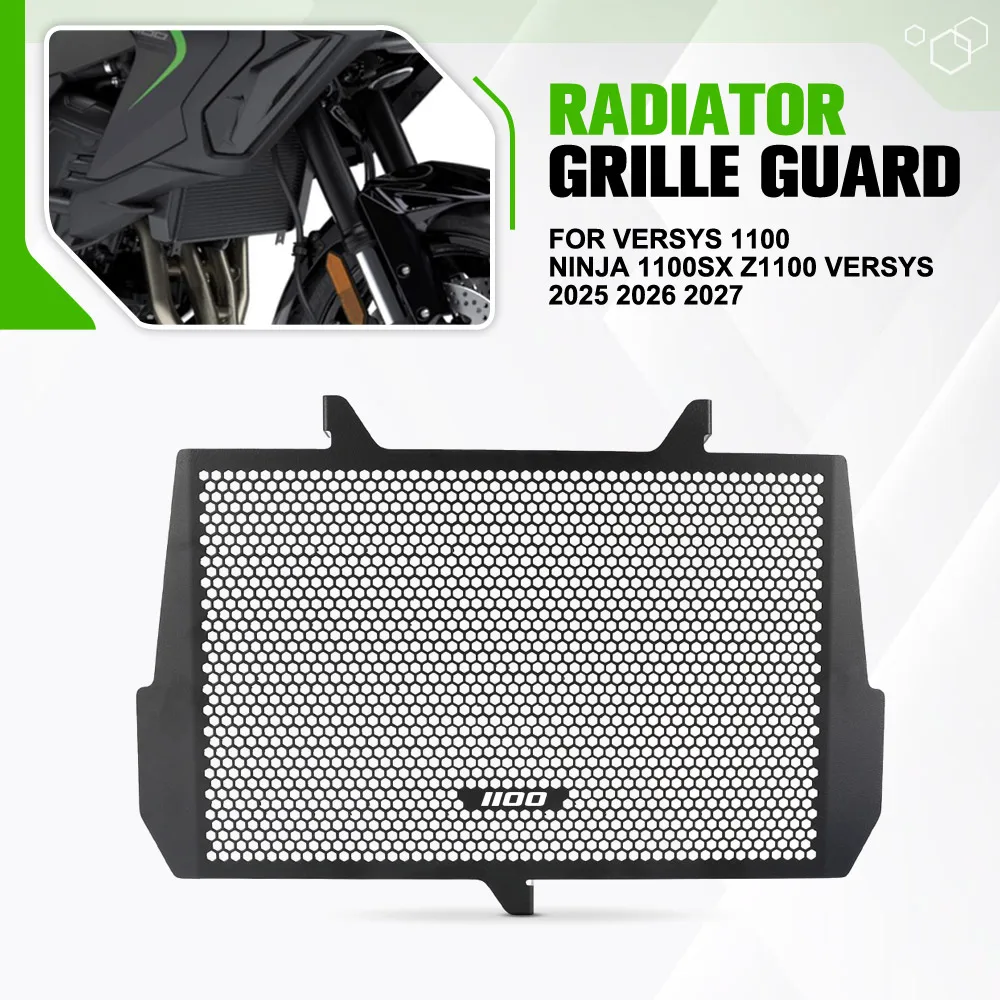 

For Kawasaki Versys 1100 Ninja 1100SX Z1100 VERSYS 2025 2026 2027 Motorcycle Radiator Guard Cover Grille Protector Accessories