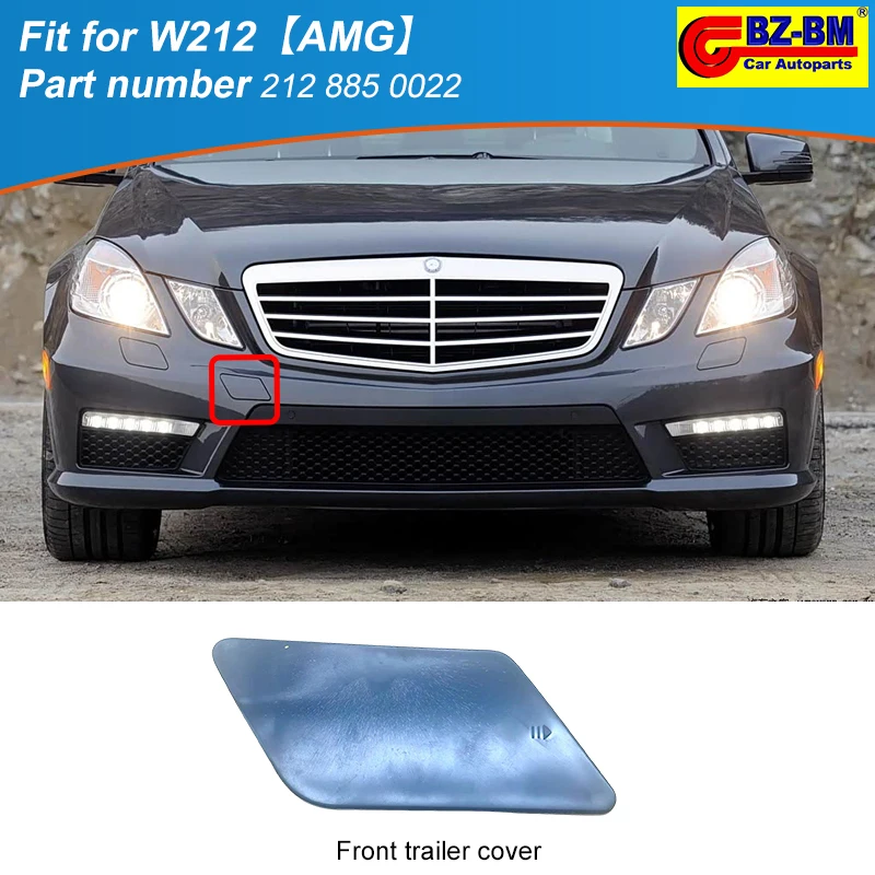 

FRONT Bumper Towing Hook Eye Cap 2128850022 for Mercedes-Benz W212 AMG E63 2128850126 2128850526 2128852422 2128853722