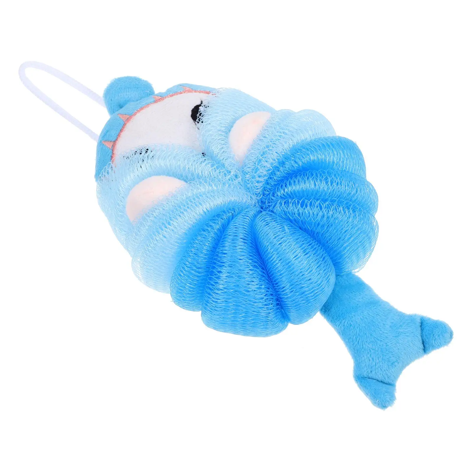 

Baby Bath Balls Kids Shower Tools Soft Mesh Cartoon Animal Accessories Blue PE Material Scrubber Firm Reliable