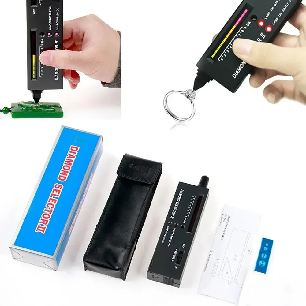 Diamond Tester Pen Professional Jewelry Diamond Selector Kit With High Accuracy Diamond Detector Tool For Gemstone Testing