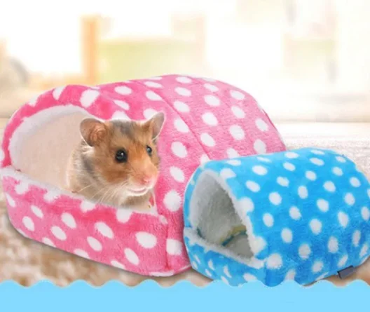 Warm Hamster House Hammock Cotton Cage Sleeping Nest Pet Bed Rat Hamster Toys Cage Swing Small Animal Hamster HousesbyAngelia Pe