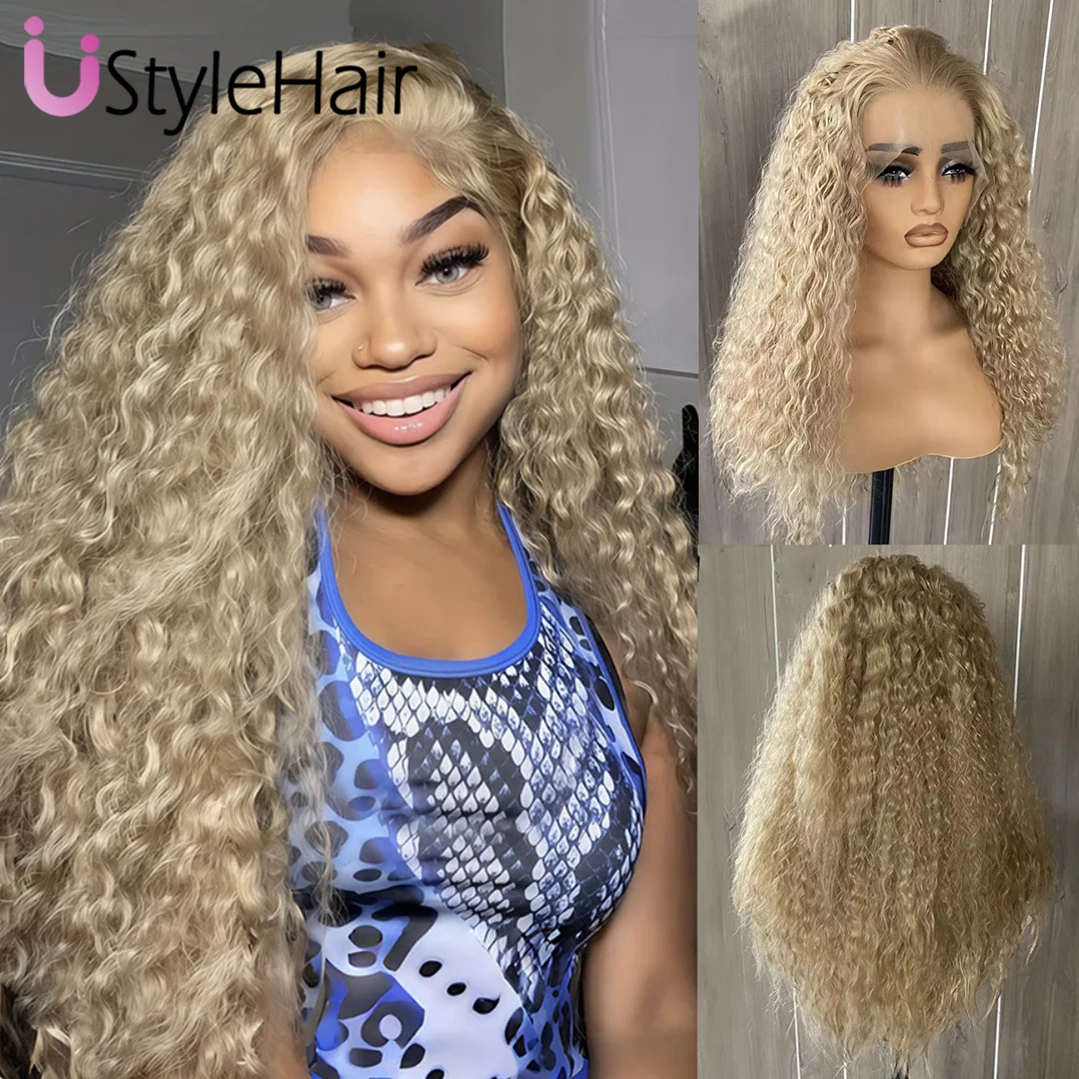 

Женский синтетический парик со светлыми вьющимися волосами