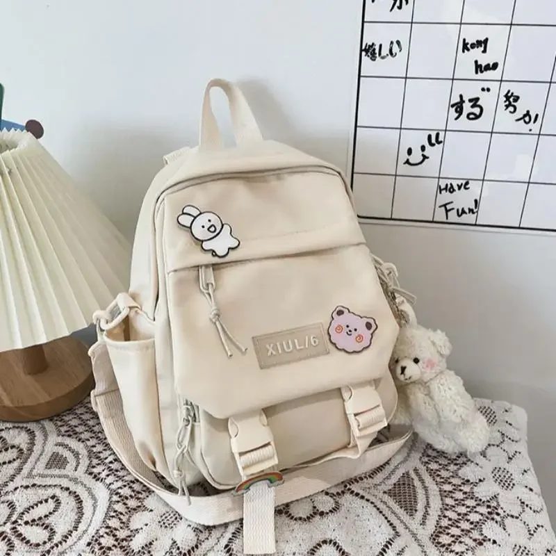 Mochila pequeña multifuncional de doble uso para mujer, mochilas escolares para adolescentes, estudiantes, Kawaii, Mini mochilas de viaje