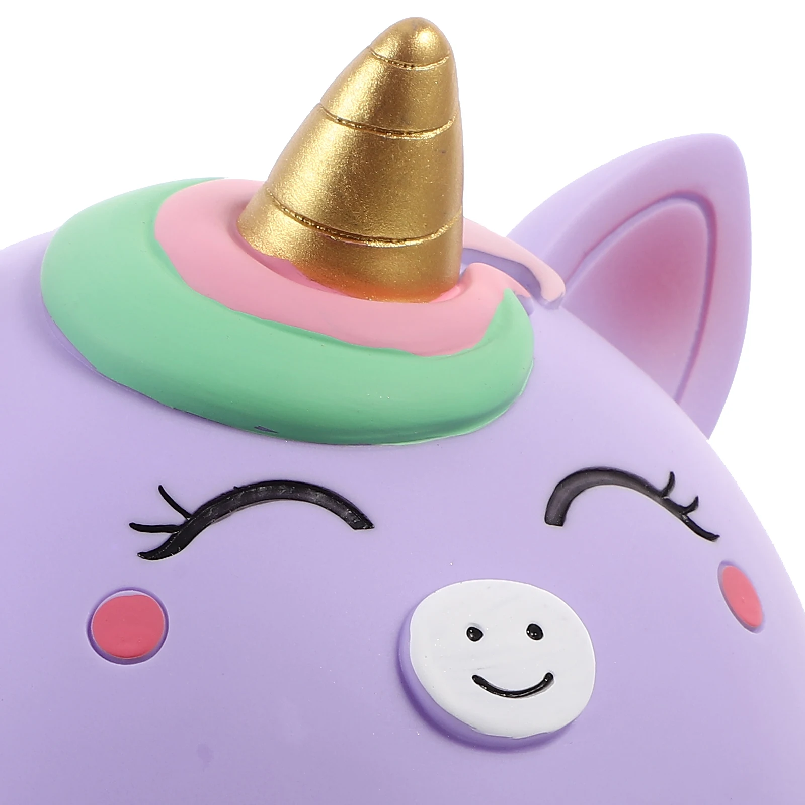 Preciosa alcancía de unicornio para niñas, monedero con capacidad, caja de dinero grande, almacenamiento, decoración creativa de escritorio