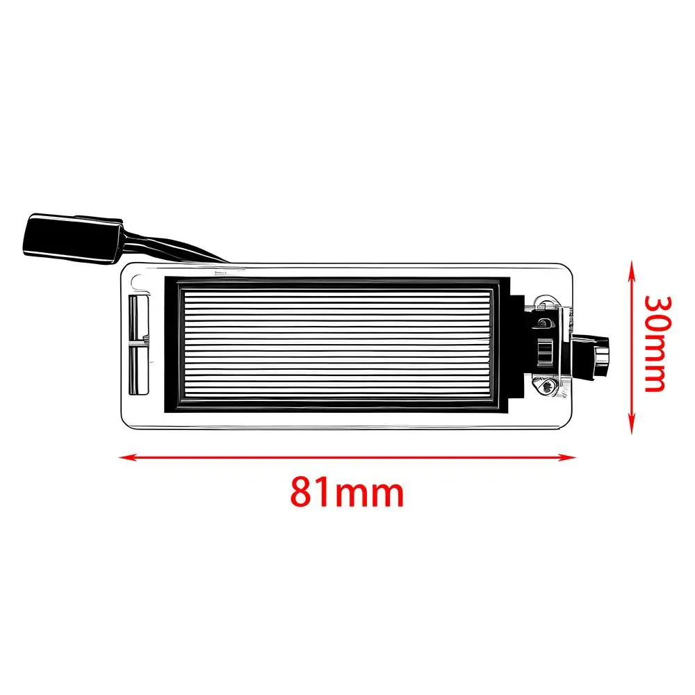 1 زوج LED رقم الترخيص لوحة ضوء الجمعية لأوبل موكا X إنسيجنيا 2009-2017 الرياضة بجولة كاديلاك CTS 2011-2018