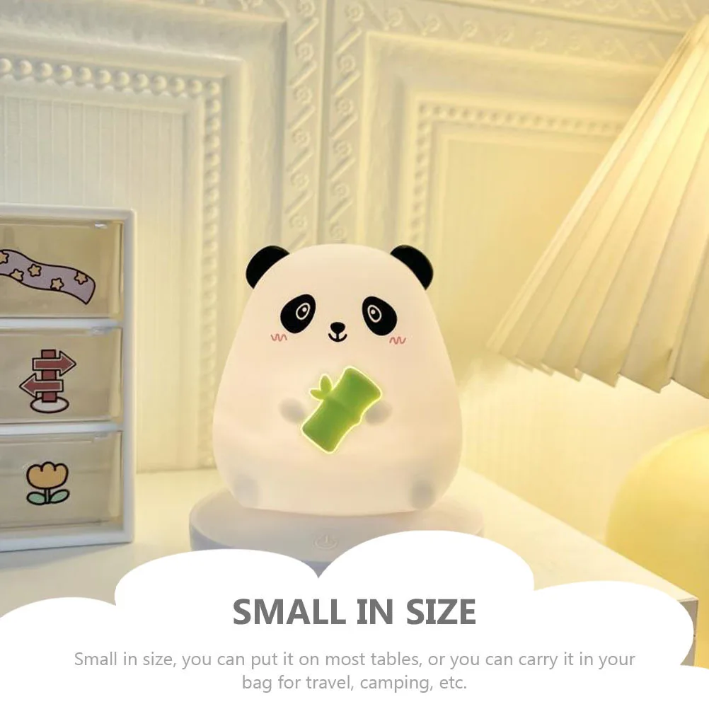 

Silicone Night Light Baby Kids Cartoon Animal Soft Glow Nursery Bedroom Bedside Lamp LED Child Night Light Table Lamp