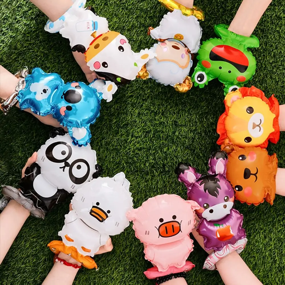 Cow Koala Cartoon Animal Hand Balloon Sheep Pig Inflatable Hand Wearing Creative Funny Dinosaur Party Balloon Kids