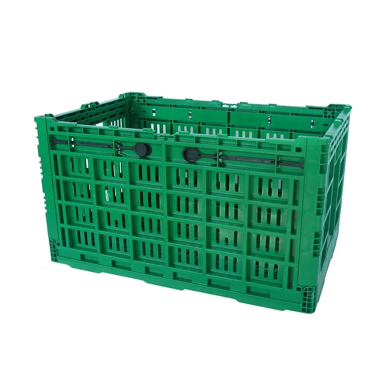 

Plastic Vegetable Storage Box, Collapsible Basket, Folding Crate, LK604034W